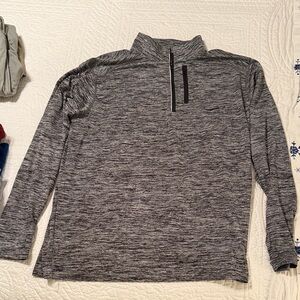 Liberty Pro Gray Running Quarter-Zip Pullover